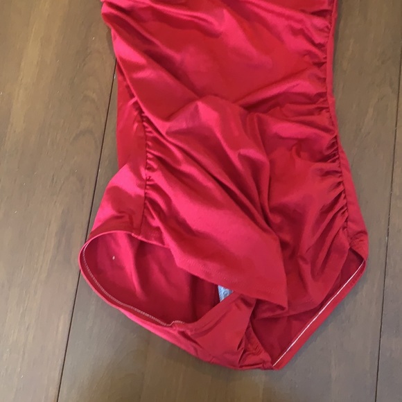 Esther Williams Red 1950’s one piece with Tummy - Picture 5 of 12